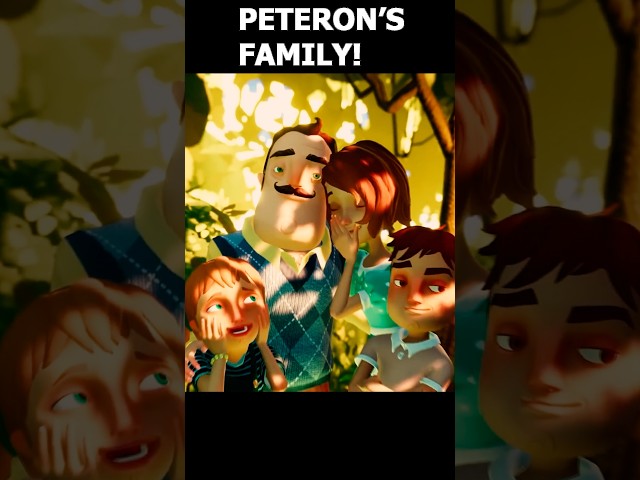 The Peterson's FAMILY! 👀 Hello Neighbor #shorts