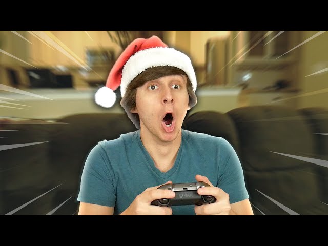 Gamer kids on Christmas