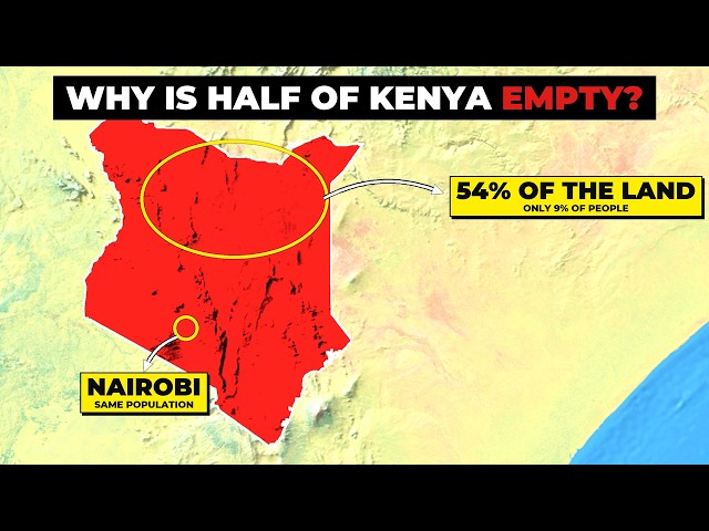 Why Nobody Lives In This HUGE Part Of Kenya