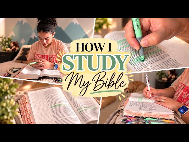 How I Study My Bible + Take Notes | My Simple Bible Study Routine