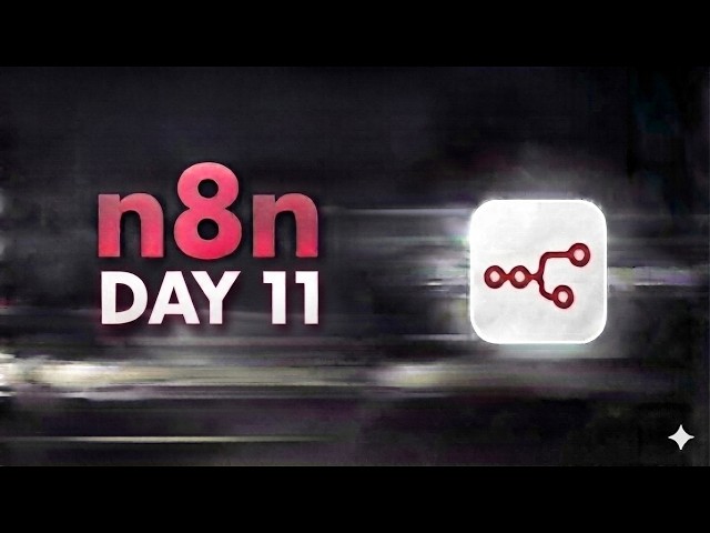 n8n Tutorial for Beginners #11 | Webhooks, Arrays, Objects & Data Mapping