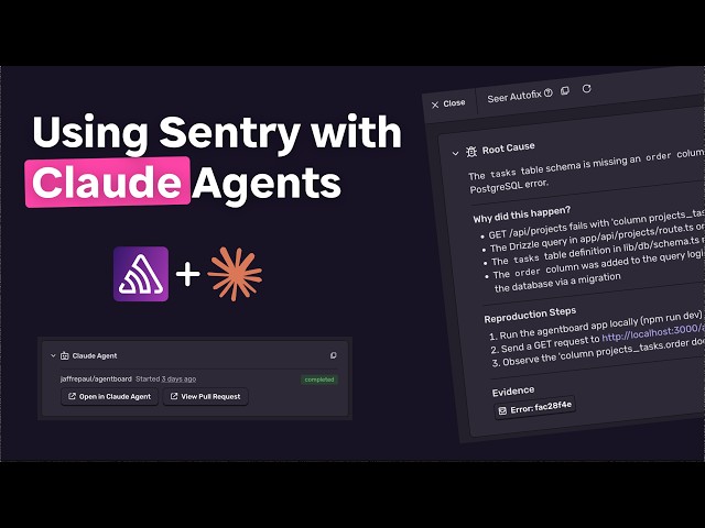 Sentry + Claude Agents: Automatic Bug Fixes from Root Cause to PR