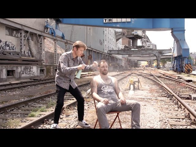 Worker Gets Head Massage & Beard Shampooing (ASMR)