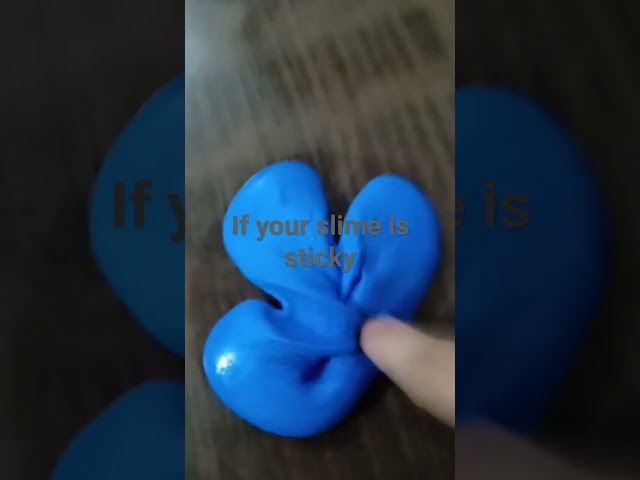 how to make slime using water and clay ( sorry I forgot to add a sound ) #forgot to edit
