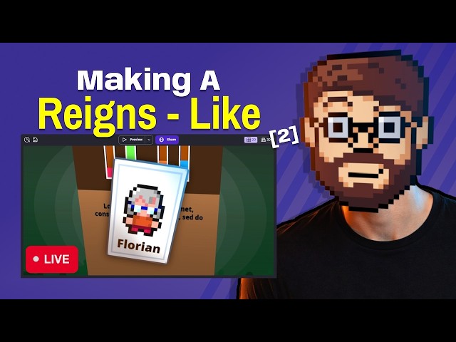 Making A Reigns-like Game│live stream (2)