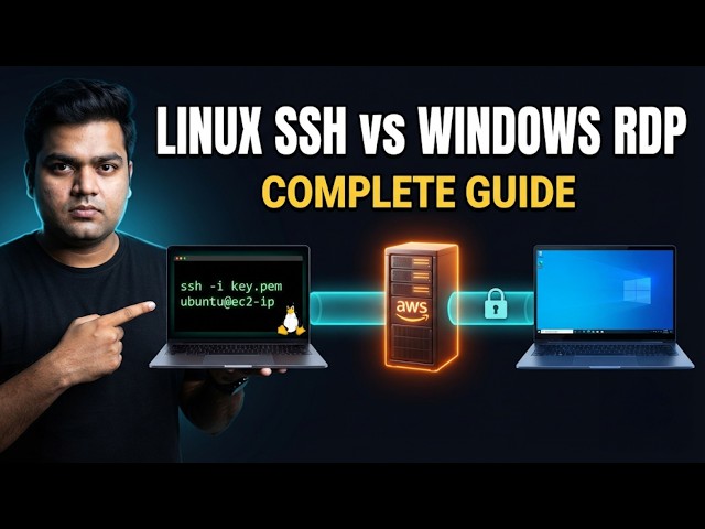 AWS Linux SSH vs Windows RDP — Complete Connection Guide