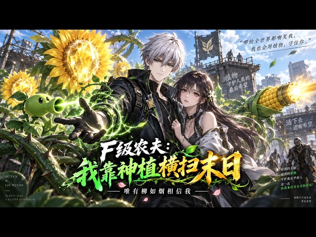 MultiSub🔥穿越末日觉醒F 级农夫，唯有柳如烟对我不离不弃，殊不知我绑定了神级植物系统！吃我一记豌豆射手! | 熱播全集 #ai #anime #動漫