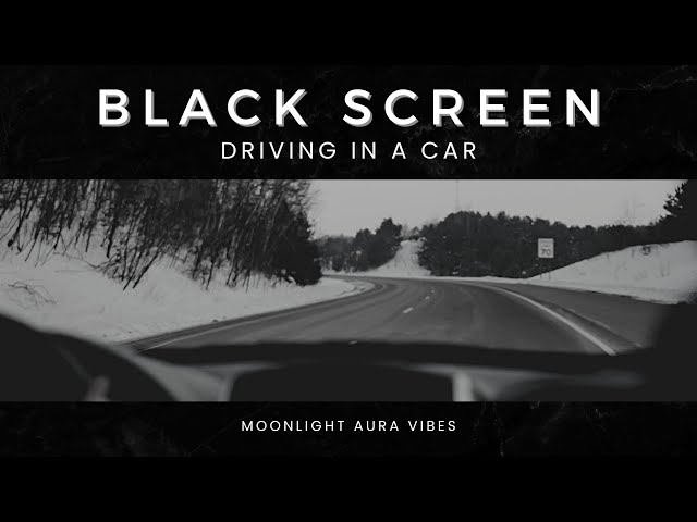 Car Driving  l  BLACK SCREEN  l  10 Hours Of Soothing White Noise For Sleep