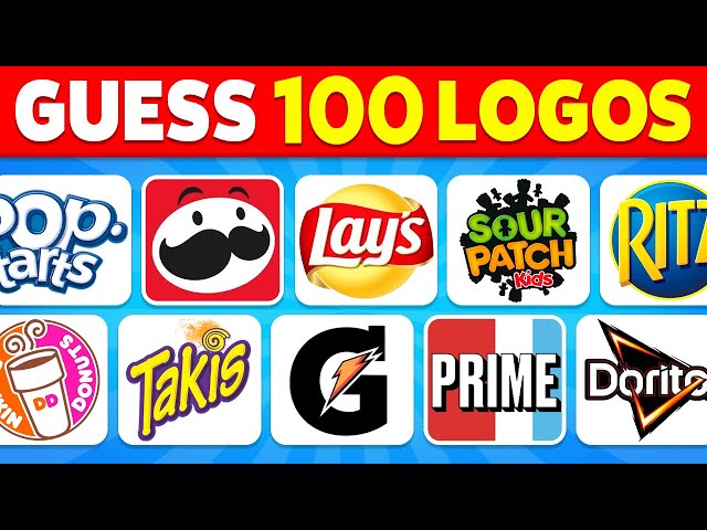 Guess the Logo in 3 Seconds | 100 Famous Logos 🥇🍏 | Food & Drink Edition | Logo Quiz Challenge 2025