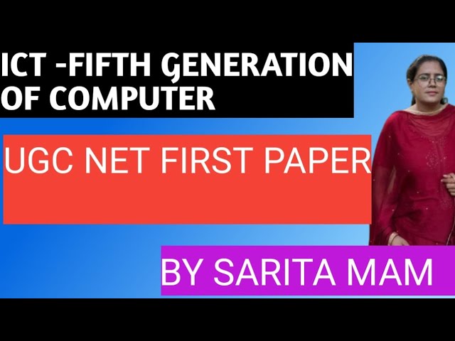ICT 5th generation UGC NET JRF ##akhar qu ata hai baar baar question yeha se jane ek Short method ##