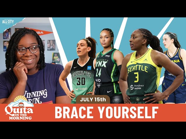 INSIDE the MASSIVE WNBA Meeting happening today...  | Quita in the Morning