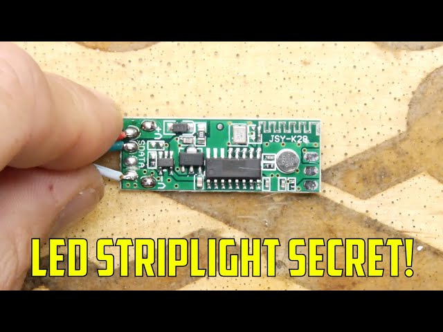 Interesting LED strip light - its got a cheeky secret!