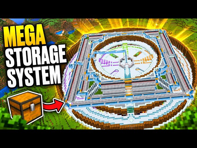 I Added The Most OVER-POWERED Storage System to My Hardcore Minecraft Forever World!