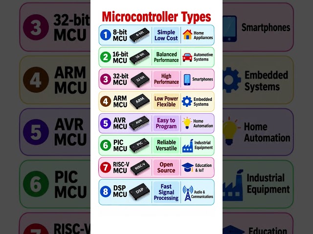 Basic MCU types