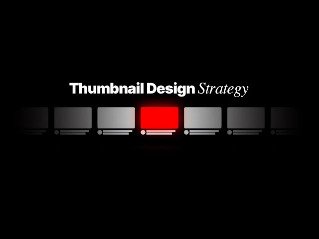 Thumbnail Design Course | 🚀 Stop Guessing - Start Getting Clicks