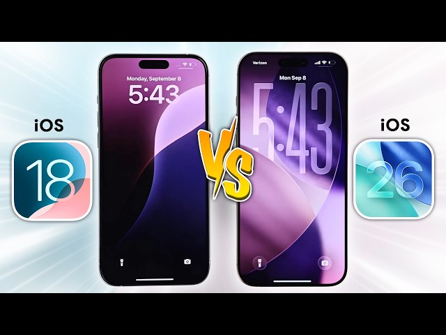 iOS 26 vs iOS 18: What's New and Improved? [Full Comparison]