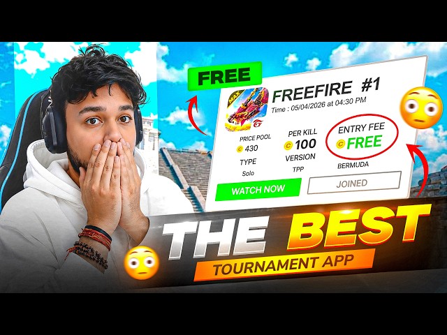 BEST TOURNAMENT APP FOR FREE FIRE😍 100% TRUSTED💯✔️ || FREE FIRE BEST TOURNAMENT APP 2026