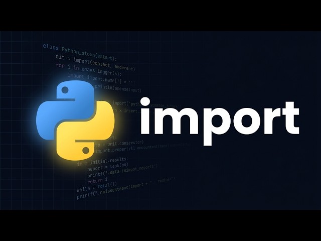 Python import Statement Explained | Python Course Module 5, Topic 1