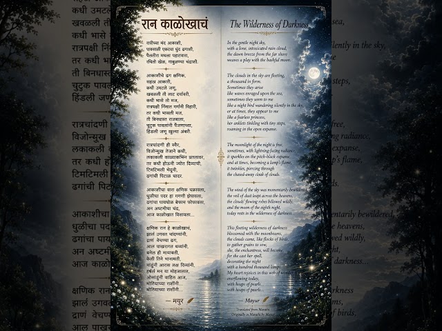 रान काळोखाचं