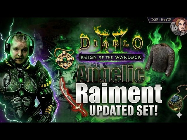 D2R RotW Updated Sets - Angelic Raiment (4 Piece Set)