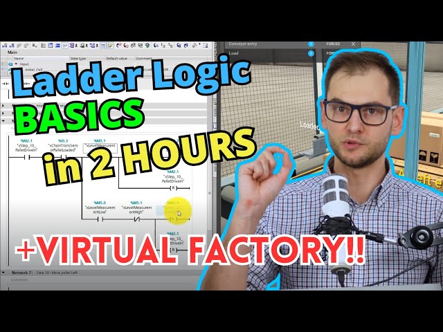 Siemens S7-1200 PLC Programming in 2 Hours: Ladder Logic Tutorial for Beginners #plc