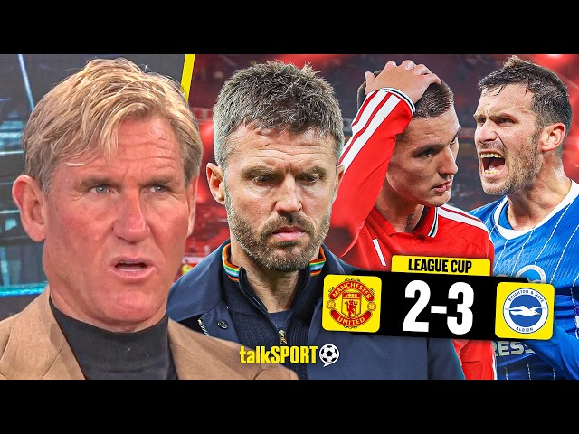 Simon Jordan's LIVELY CLASH with Man United fans over Michael Carrick's FUTURE in Eddie Howe DEBATE!