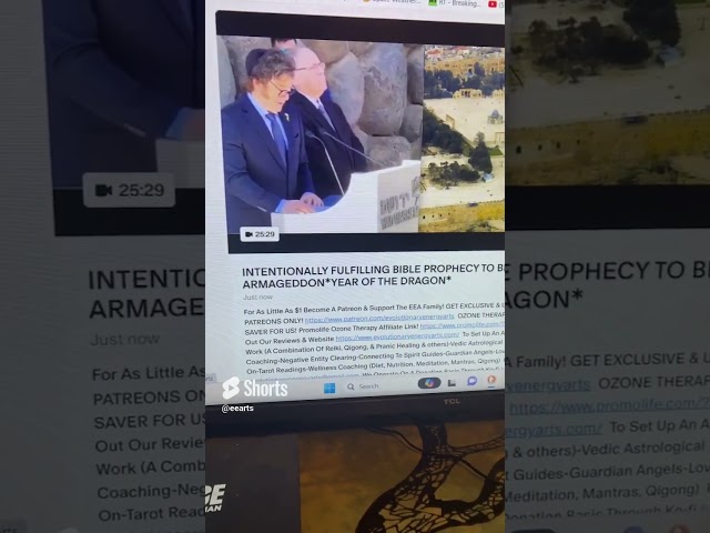 INTENTIONALLY FULFILLING BIBLE PROPHECY TO BRING IN ARMAGEDDON*YEAR OF THE DRAGON*