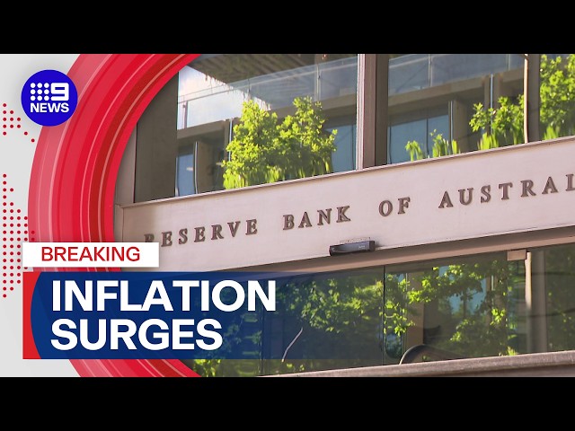 Inflation surges less than 24 hours after brutal RBA call | 9 News Australia