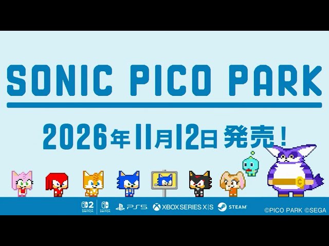 Big the Cat and Cream & Cheese Come to Sonic Pico Park - Reveal Trailer