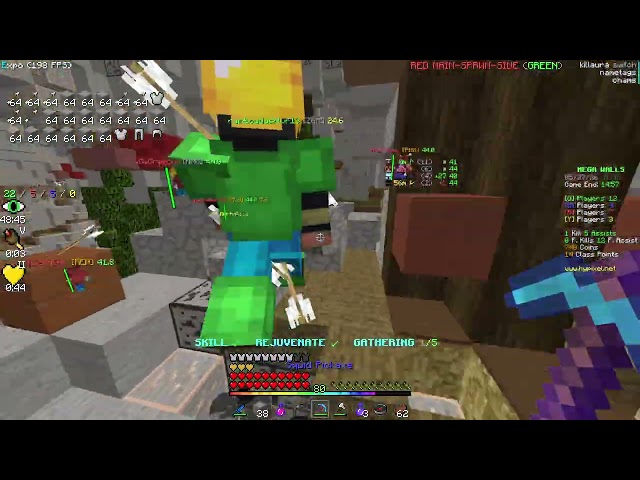 The most satisfied MegaWalls game, Slaughter from start to end with Expo Client