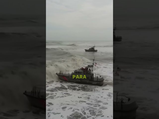 Kapal Ini Sengaja Dibalikkan Ombak Tapi Bisa Tegak Lagi Sendiri!