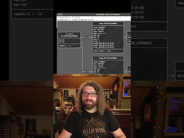 Linux inodes with multiple files.