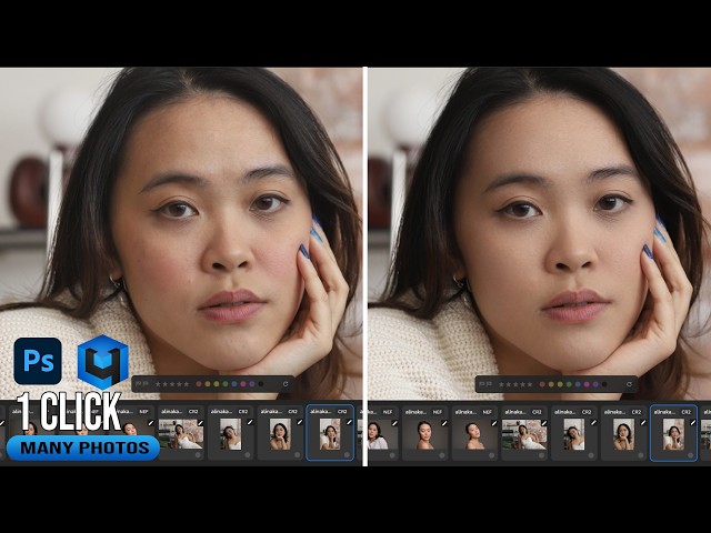 How I Batch Retouched & Color Graded These Photos