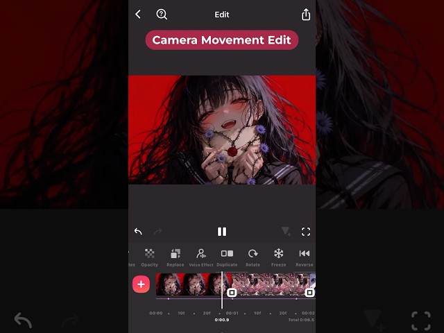 Turn anime images into a dynamic video edit with trick ⚡️🎬#inshot #animeedit #tutorial  #edits