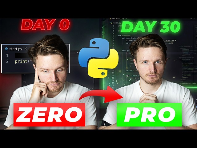 How I Would Learn Python in 30 Days (from zero)