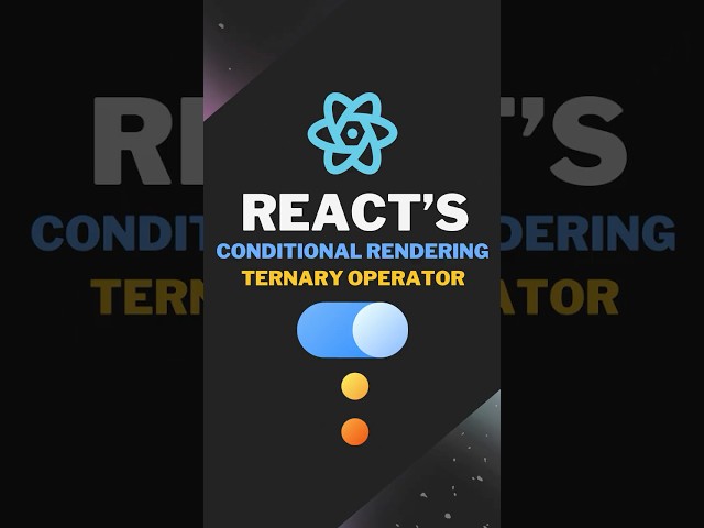 🤯 React's Most Useful Operator #reactjs #webdevelopment