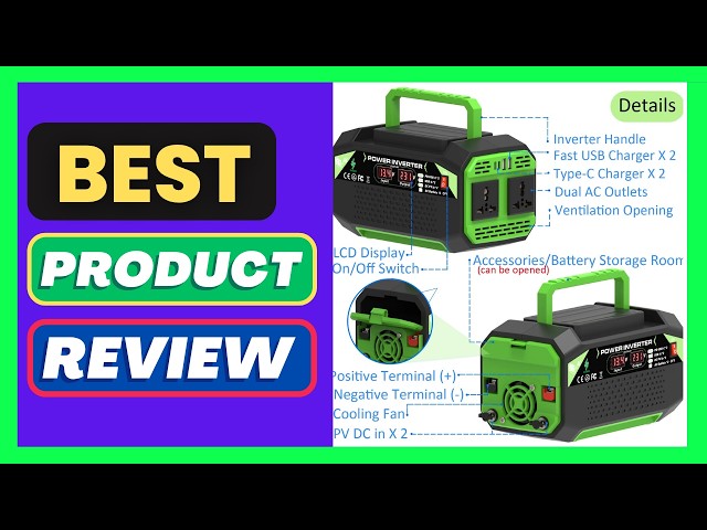 500W power inverter, DC 12V to AC 110V/220V voltage converter