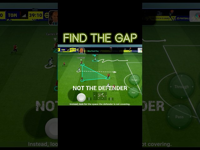 Find the Space, Not the Player | eFootball Through Pass Tutorial #efootball2027 #efootball