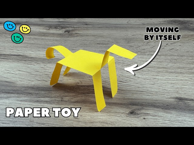 Amazing Moving Paper Toy! 😲 | How to Make a Walking Paper Toy Easy Step By Step