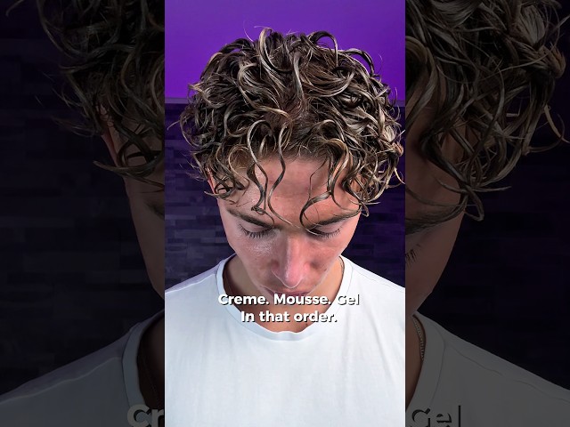 Curly hair tutorial 🧑🏼‍🦱 #curlyhair #curls #menshaircut #hairstyles #hair