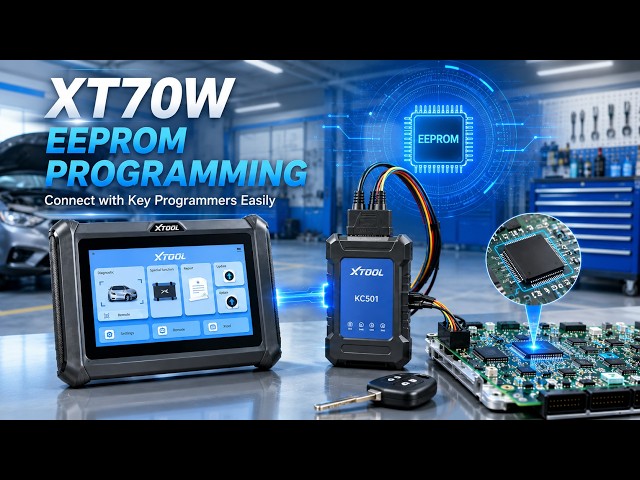 XTOOL XT70W EEPROM Programming | Connect with Key Programmers Easily