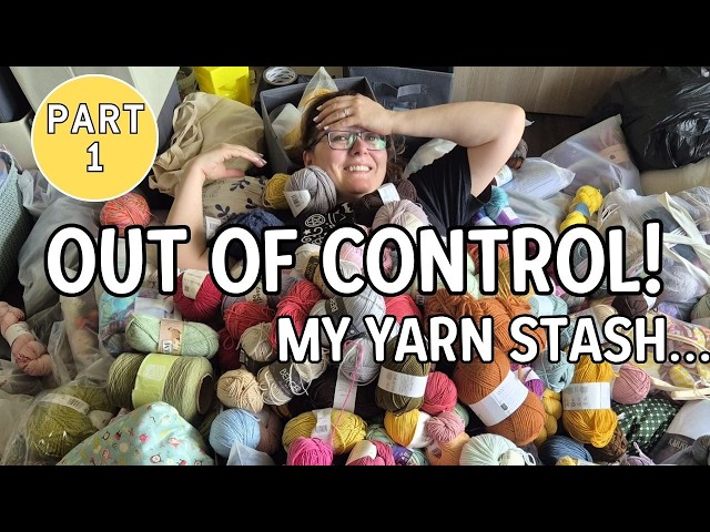 Decluttering My Yarn Stash... I Found Yarn I Forgot I Had!