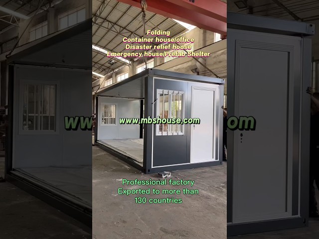 China Magic Folding Container House Prefab Container Office Disaster Relief House