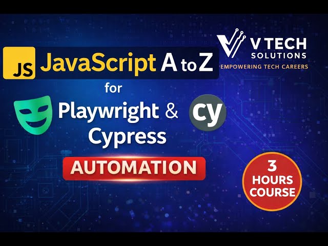 JavaScript for Playwright & Cypress Automation 🚀