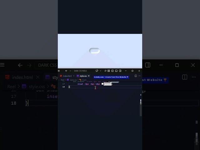 🤠 Create Soft Neumorphic Toggle Switch ✨ #coding #kodofy #programming