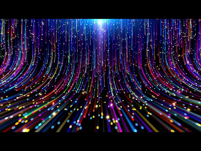 4K Screensaver | Colorful Particles Sliding – Psychedelic VJ Loop (No Sound)