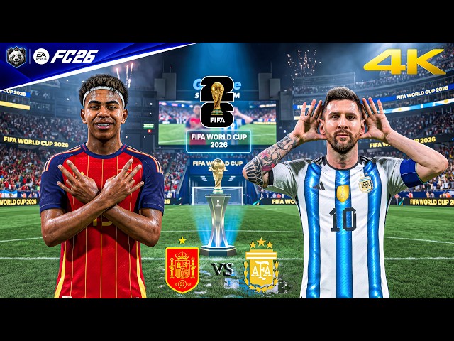 FC 26 - Spain vs. Argentina - FIFA World Cup 2026 Final Full Match | PS5™ Pro [4K60]