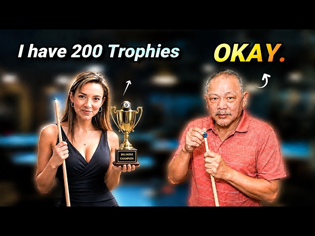 World No. 1 Latina PLAYER Thinks She Can OUTSMART Old EFREN REYES | Brutal Masterclass!