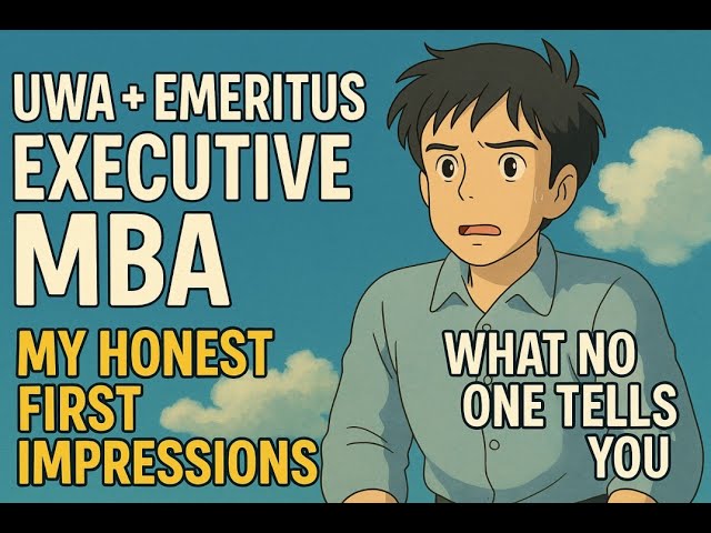 UWA + IIMK Emeritus Executive MBA – My Honest Review | What No One Tells You About EMBA