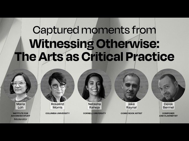 Critical Intent as a Form of Life - Captured Moments from Witnessing Otherwise